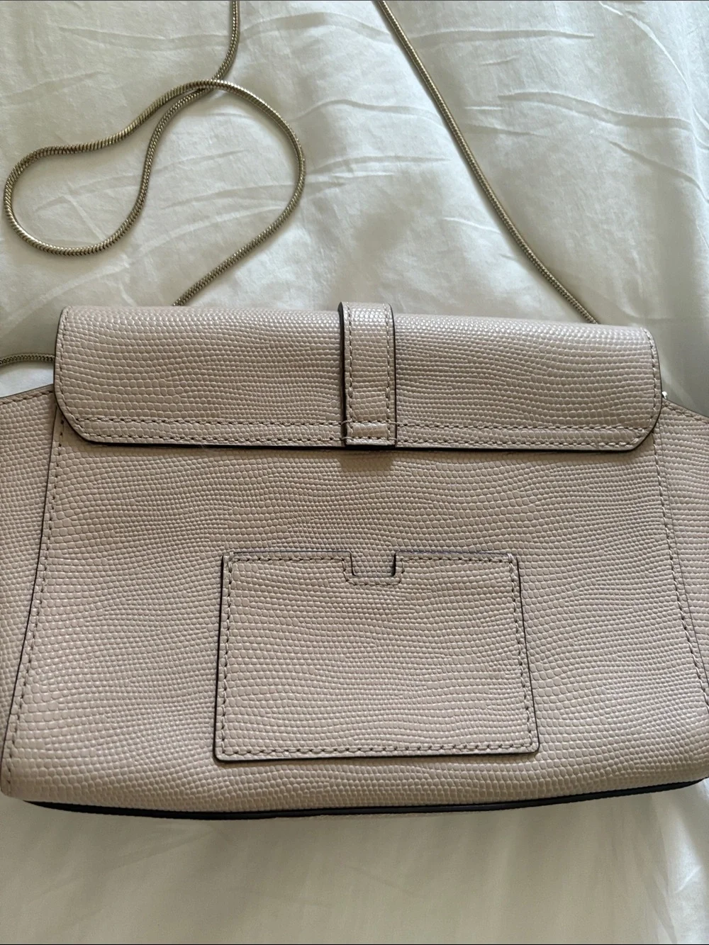 kate spade Pebbled Leather Crossbody in Light Taupe